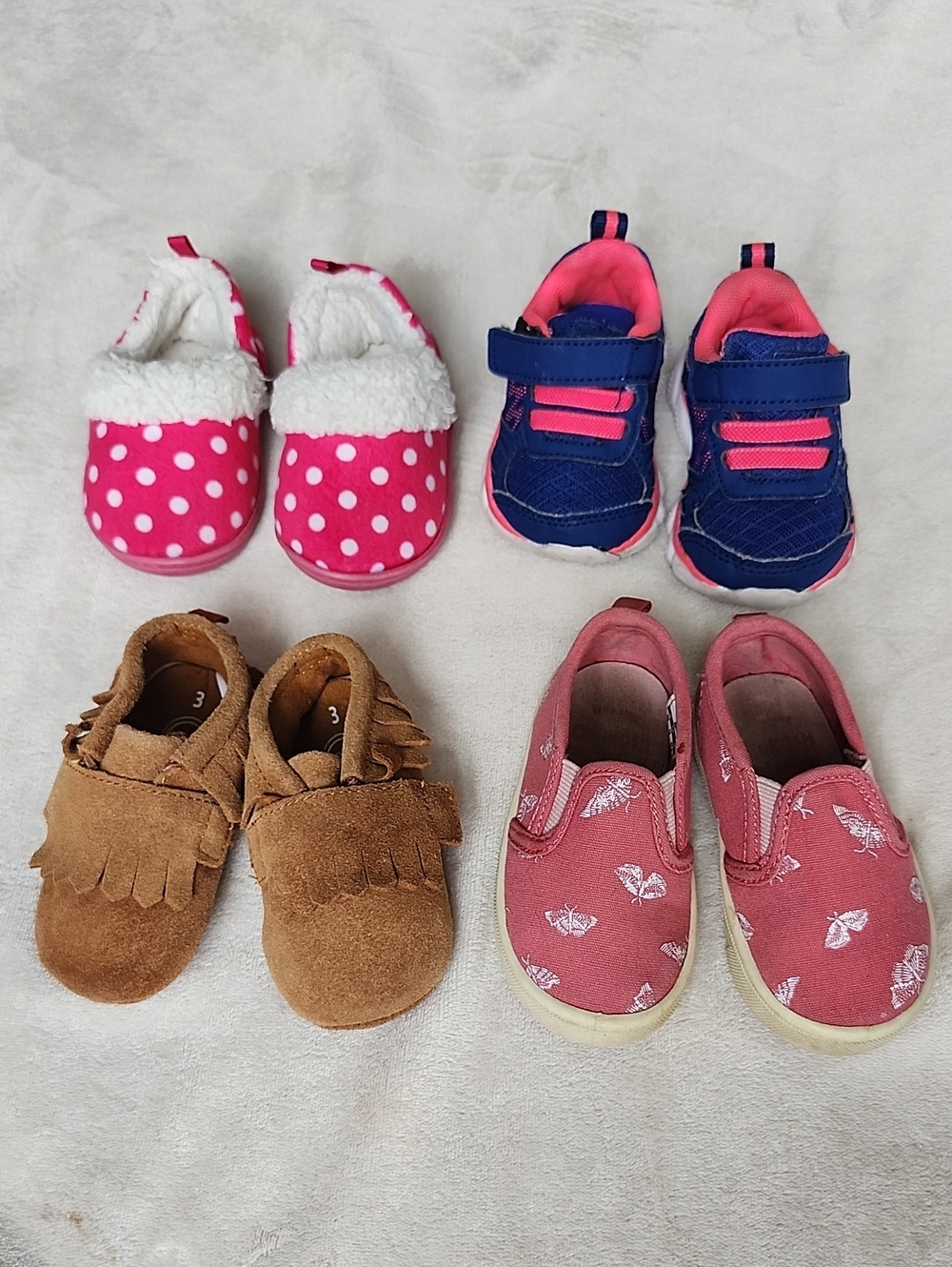 Baby Girl Shoes Bundle, 3-4